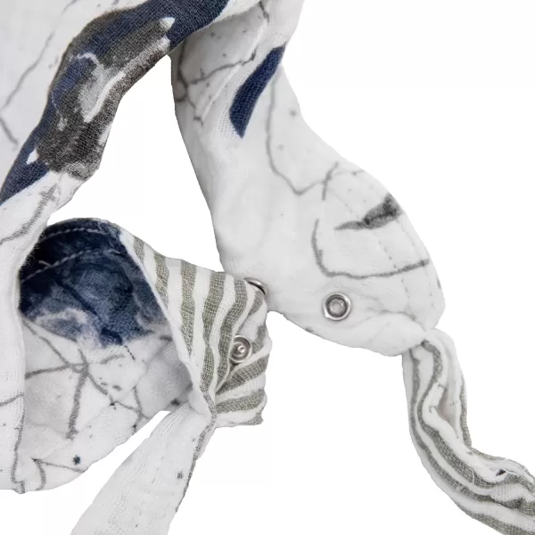 imageLittle Unicorn Cotton Muslin Reversible Bandana Bib 2 PackPlanetary