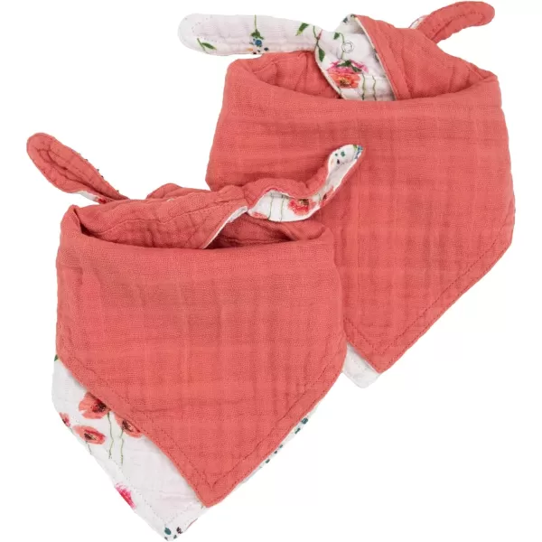 imageLittle Unicorn Cotton Muslin Reversible Bandana Bib 2 PackWild Mums