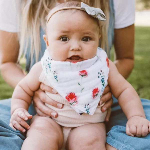 imageLittle Unicorn Cotton Muslin Reversible Bandana Bib 2 PackWild Mums