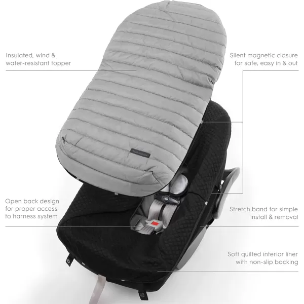 imageLittle Unicorn Infant Car Seat Footmuff  Weather Resistant Bunting BagPearl