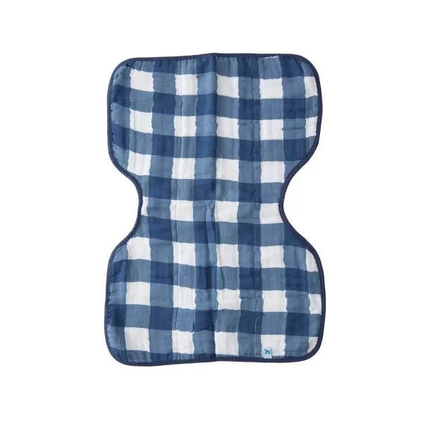 imageLittle Unicorn Single Cotton Muslin Burp Cloths  100 Cotton  MultiLayer  Ultra Absorbent amp Soft  Ergonomic Design  Burping Newborn Baby  Reversible  Large 21x14Jack Plaid Single