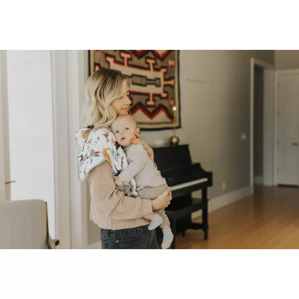 imageLittle Unicorn Single Cotton Muslin Burp Cloths  100 Cotton  MultiLayer  Ultra Absorbent amp Soft  Ergonomic Design  Burping Newborn Baby  Reversible  Large 21x14Woof Single