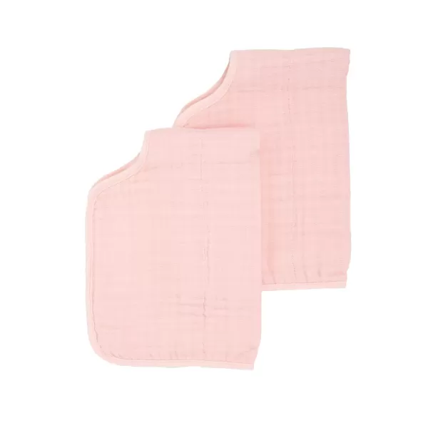 imageLittle Unicorn Single Cotton Muslin Burp Cloths  100 Cotton  MultiLayer  Ultra Absorbent amp Soft  Ergonomic Design  Burping Newborn Baby  Reversible  Large 21x14Rose Petal 2 Pack
