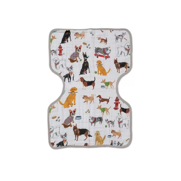 imageLittle Unicorn Single Cotton Muslin Burp Cloths  100 Cotton  MultiLayer  Ultra Absorbent amp Soft  Ergonomic Design  Burping Newborn Baby  Reversible  Large 21x14Woof Single