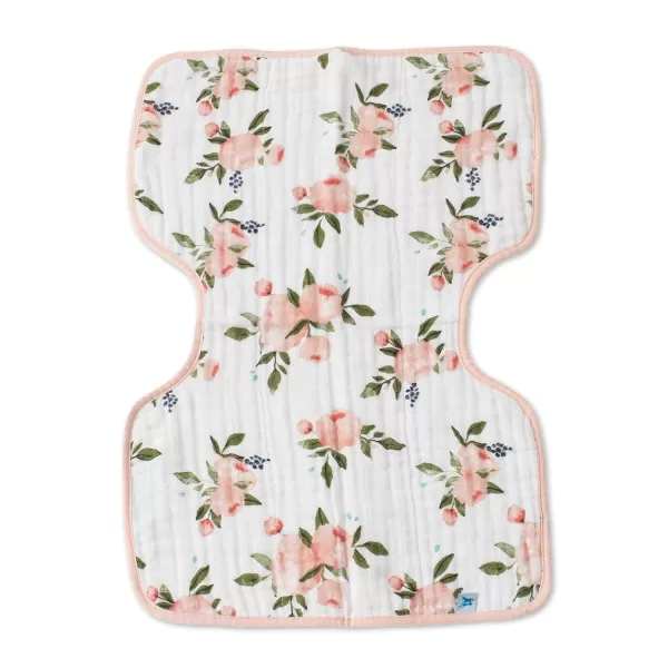 imageLittle Unicorn Single Cotton Muslin Burp Cloths  100 Cotton  MultiLayer  Ultra Absorbent amp Soft  Ergonomic Design  Burping Newborn Baby  Reversible  Large 21x14Watercolor Roses Single