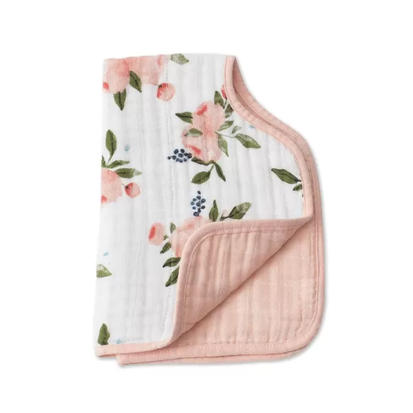 imageLittle Unicorn Single Cotton Muslin Burp Cloths  100 Cotton  MultiLayer  Ultra Absorbent amp Soft  Ergonomic Design  Burping Newborn Baby  Reversible  Large 21x14Watercolor Roses Single
