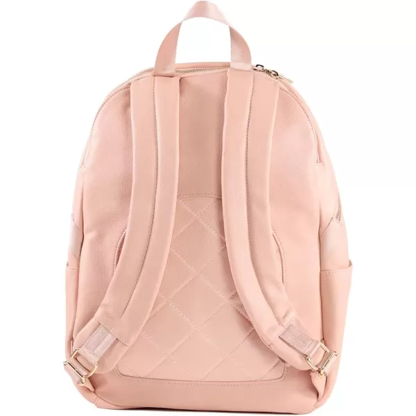 imageLittle Unicorn Skyline Backpack  Diaper Work Travel Bag with Changing Pad  Premium Vegan Leather  Lightweight amp Durable Design  5 Interior Pockets  Easily Wipes Clean Grey UmberBlush