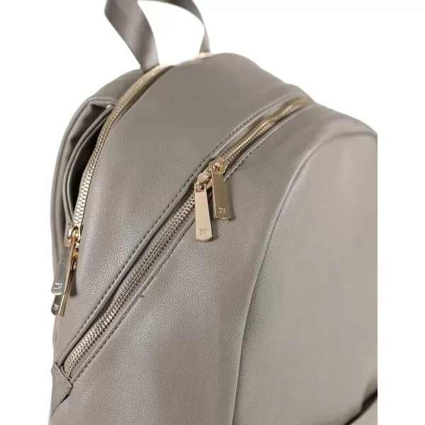 imageLittle Unicorn Skyline Backpack  Diaper Work Travel Bag with Changing Pad  Premium Vegan Leather  Lightweight amp Durable Design  5 Interior Pockets  Easily Wipes Clean Grey UmberGrey Umber