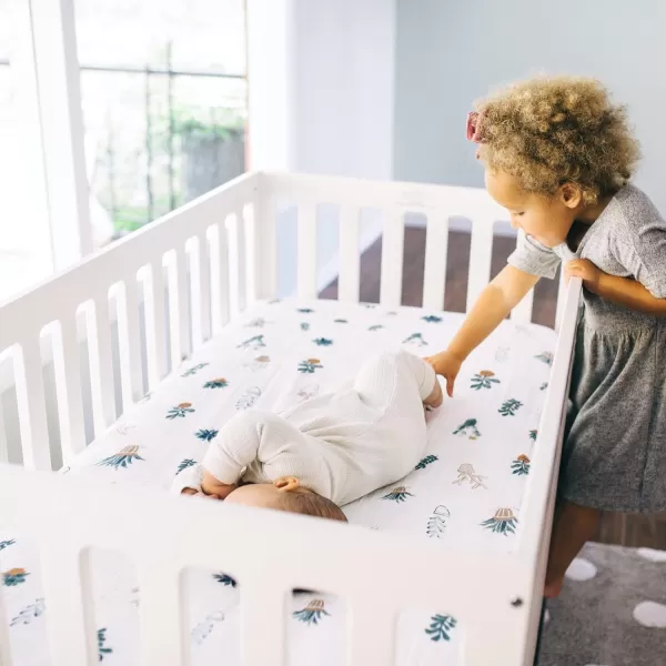 imageLittle Unicorn Taupe Cross Fitted Crib Sheet  100 Cotton Muslin  Super Soft  Sized for Standard Baby Crib amp Toddler Mattress  Machine Washable  52 x 28 x 9Prickle Pots