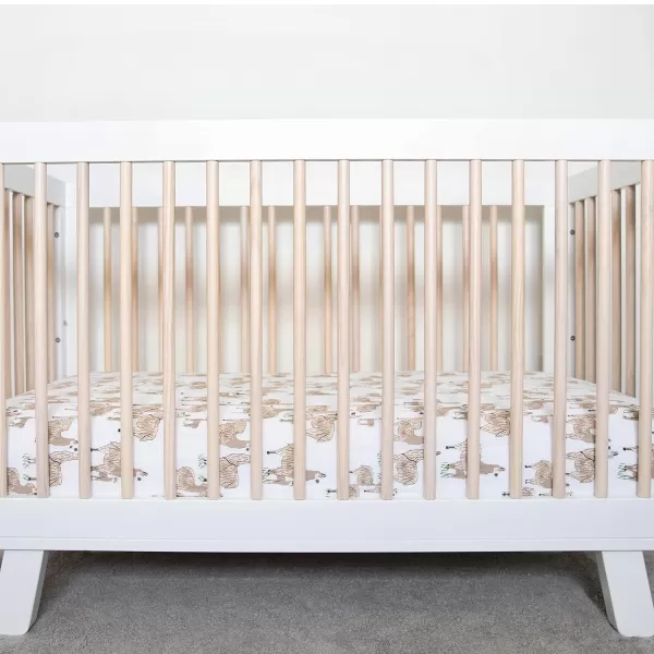 imageLittle Unicorn Taupe Cross Fitted Crib Sheet  100 Cotton Muslin  Super Soft  Sized for Standard Baby Crib amp Toddler Mattress  Machine Washable  52 x 28 x 9Llama Llama