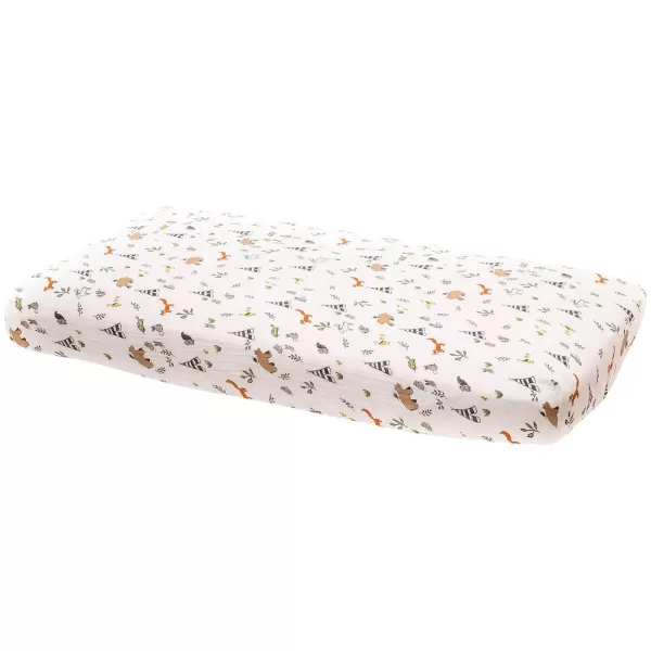 imageLittle Unicorn Taupe Cross Fitted Crib Sheet  100 Cotton Muslin  Super Soft  Sized for Standard Baby Crib amp Toddler Mattress  Machine Washable  52 x 28 x 9Forest Friends