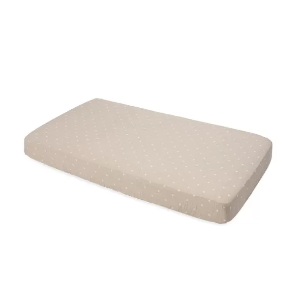 imageLittle Unicorn Taupe Cross Fitted Crib Sheet  100 Cotton Muslin  Super Soft  Sized for Standard Baby Crib amp Toddler Mattress  Machine Washable  52 x 28 x 9Taupe Cross