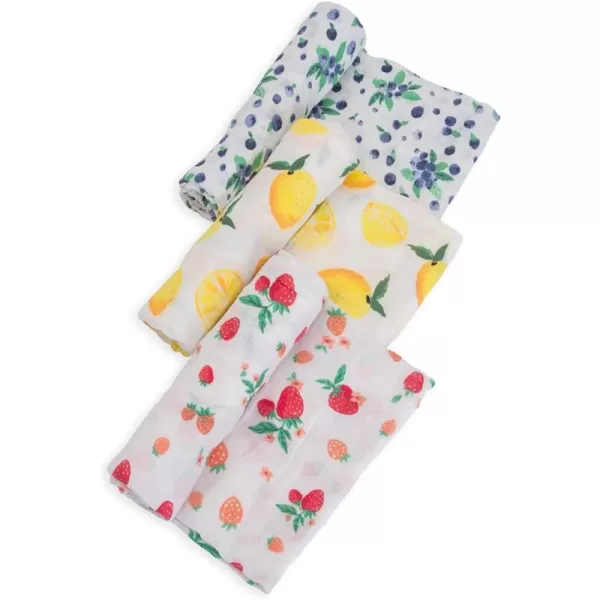 imageLittle Unicorn  Charcoal Hedgehog Cotton Muslin Swaddle Blanket Set  Set of 2  100 Cotton  Super Soft  Newborns and Infants  Large 47 x 47  Machine WashableBerry Lemonade Set of 3