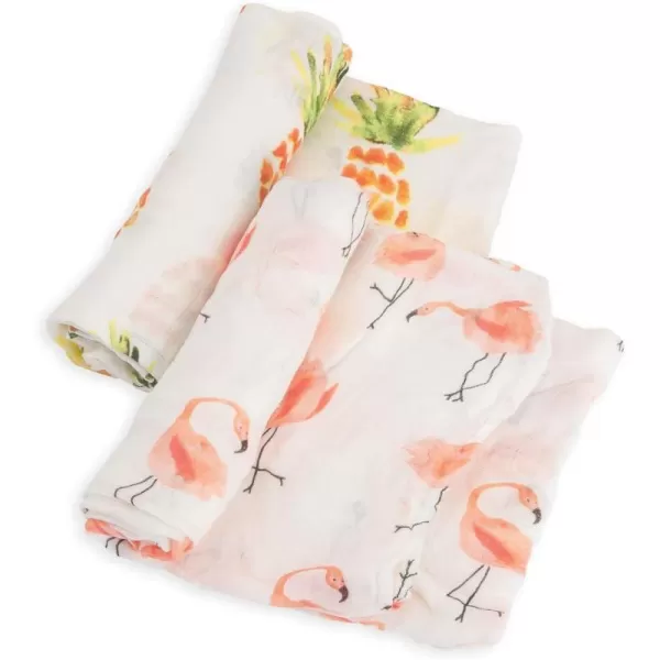 imageLittle Unicorn  Charcoal Hedgehog Cotton Muslin Swaddle Blanket Set  Set of 2  100 Cotton  Super Soft  Newborns and Infants  Large 47 x 47  Machine WashablePink Ladies Set of 2