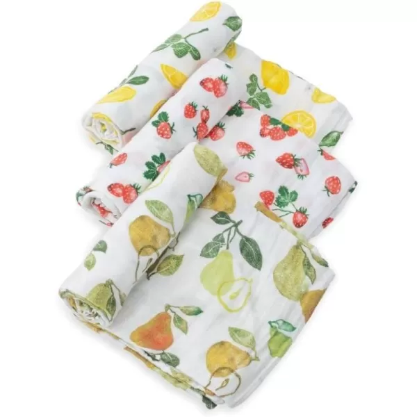 imageLittle Unicorn  Charcoal Hedgehog Cotton Muslin Swaddle Blanket Set  Set of 2  100 Cotton  Super Soft  Newborns and Infants  Large 47 x 47  Machine WashableFruit Stand Set of 3