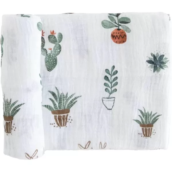 imageLittle Unicorn  Charcoal Hedgehog Cotton Muslin Swaddle Blanket Set  Set of 2  100 Cotton  Super Soft  Newborns and Infants  Large 47 x 47  Machine WashablePrickle Pots Set of 1