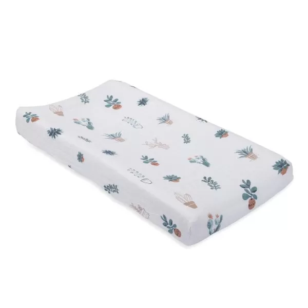 imageLittle Unicorn  Tropical Leaf Changing Pad Cover  100 Cotton Muslin  Super Soft  Baby Diaper Changing  Machine Washable  16 x 32Prickle Pots