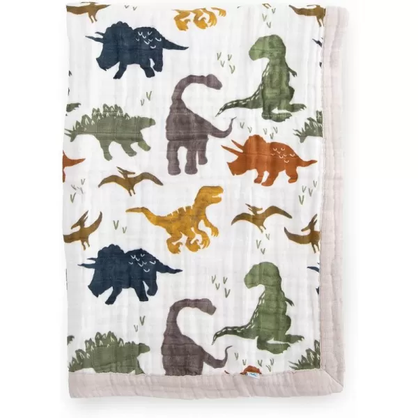 imageLittle Unicorn  Watercolor Roses Cotton Muslin Quilt Blanket  100 Cotton  Super Soft  Babies and Toddlers  Large 47 x 47  Machine Washable30x40 Dino Friends