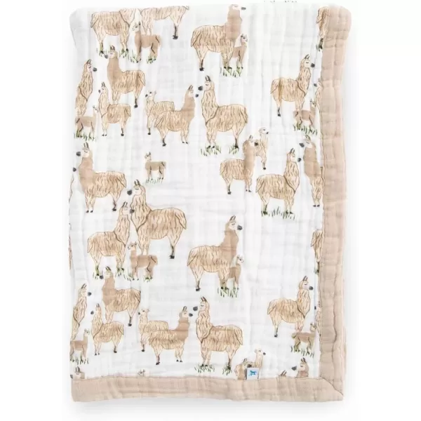 imageLittle Unicorn  Watercolor Roses Cotton Muslin Quilt Blanket  100 Cotton  Super Soft  Babies and Toddlers  Large 47 x 47  Machine Washable30x40 Llama Llama