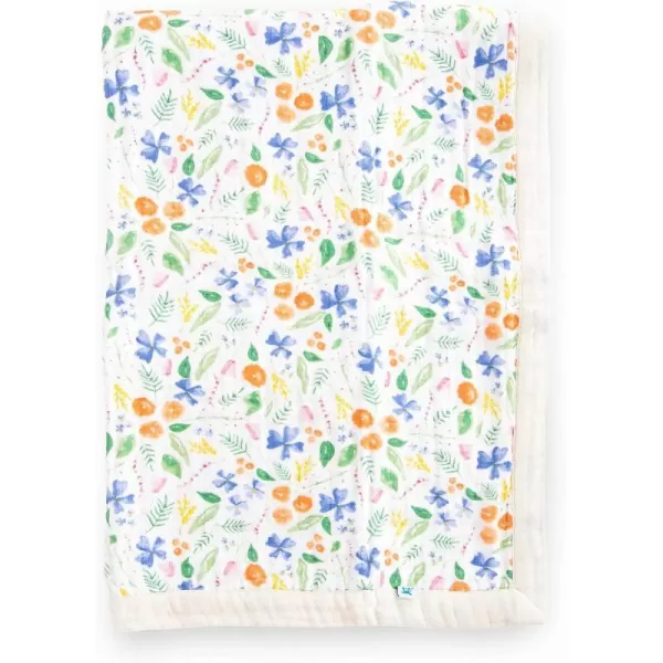 imageLittle Unicorn  Watercolor Roses Cotton Muslin Quilt Blanket  100 Cotton  Super Soft  Babies and Toddlers  Large 47 x 47  Machine Washable30x40 Mountain Bloom