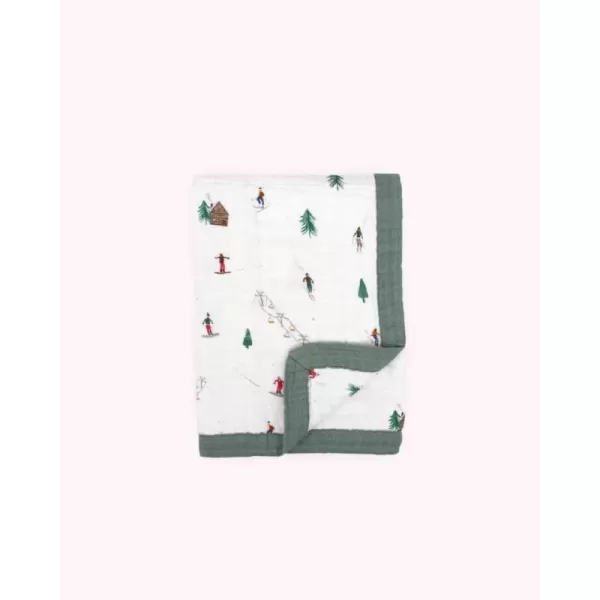 imageLittle Unicorn  Watercolor Roses Cotton Muslin Quilt Blanket  100 Cotton  Super Soft  Babies and Toddlers  Large 47 x 47  Machine Washable30x40 Powder Party