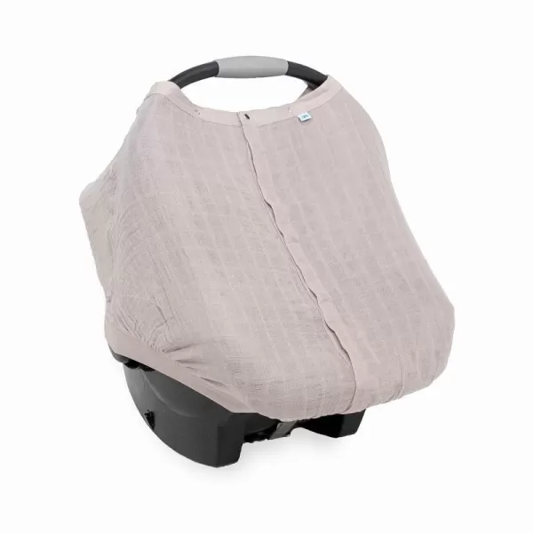 imageLittle Unicorn 100 Cotton Muslin Car Seat Canopy  Super Soft Lightweight Cover with Window  Breathable  Magnetic Closure  Baby and Infant  Machine Washable  Shower Gift  Dino FriendsPorpoise