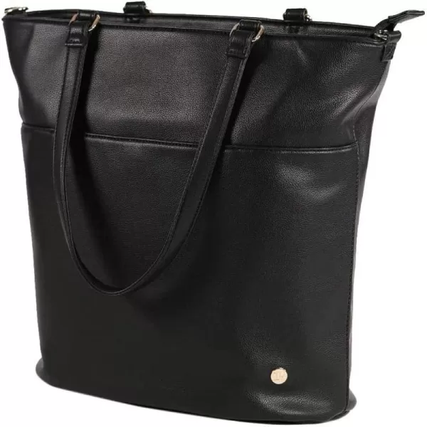 imageLittle Unicorn Citywalk Tote  Diaper Work Travel Bag  Premium Vegan LeatherBlack