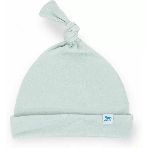 imageLittle Unicorn Stretch Knit Hat  Baby Beanie  Newborn Infant Cap  Super Soft and Cute  Age 04 MonthsFrost Green