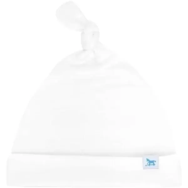 imageLittle Unicorn Stretch Knit Hat  Baby Beanie  Newborn Infant Cap  Super Soft and Cute  Age 04 MonthsWhite