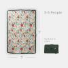 imageLittle Unicorn 5x7 Outdoor Family Picnic ampamp Beach Blanket  Durable ampamp WaterResistant Fabric  Compact Fold ampamp Easily Wipes Clean  Zipper Pocket Sun BakedPrimrose Patch