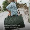 imageLittle Unicorn 5x7 Outdoor Family Picnic ampamp Beach Blanket  Durable ampamp WaterResistant Fabric  Compact Fold ampamp Easily Wipes Clean  Zipper Pocket Sun BakedTropical Leaf