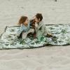 imageLittle Unicorn 5x7 Outdoor Family Picnic ampamp Beach Blanket  Durable ampamp WaterResistant Fabric  Compact Fold ampamp Easily Wipes Clean  Zipper Pocket Sun BakedTropical Leaf