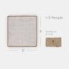 imageLittle Unicorn 5x7 Outdoor Family Picnic ampamp Beach Blanket  Durable ampamp WaterResistant Fabric  Compact Fold ampamp Easily Wipes Clean  Zipper Pocket Sun BakedBeige Buffalo Check
