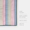 imageLittle Unicorn 5x7 Outdoor Family Picnic ampamp Beach Blanket  Durable ampamp WaterResistant Fabric  Compact Fold ampamp Easily Wipes Clean  Zipper Pocket Sun BakedChroma Rugby Stripe