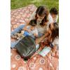imageLittle Unicorn 5x7 Outdoor Family Picnic ampamp Beach Blanket  Durable ampamp WaterResistant Fabric  Compact Fold ampamp Easily Wipes Clean  Zipper Pocket Sun BakedSun Baked