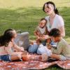 imageLittle Unicorn 5x7 Outdoor Family Picnic ampamp Beach Blanket  Durable ampamp WaterResistant Fabric  Compact Fold ampamp Easily Wipes Clean  Zipper Pocket Sun BakedSun Baked