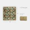 imageLittle Unicorn 5x7 Outdoor Family Picnic ampamp Beach Blanket  Durable ampamp WaterResistant Fabric  Compact Fold ampamp Easily Wipes Clean  Zipper Pocket Sun BakedHibiscus