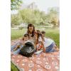 imageLittle Unicorn 5x7 Outdoor Family Picnic ampamp Beach Blanket  Durable ampamp WaterResistant Fabric  Compact Fold ampamp Easily Wipes Clean  Zipper Pocket Sun BakedSun Baked