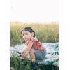 imageLittle Unicorn 5x7 Outdoor Family Picnic ampamp Beach Blanket  Durable ampamp WaterResistant Fabric  Compact Fold ampamp Easily Wipes Clean  Zipper Pocket Sun BakedTropical Leaf