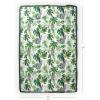 imageLittle Unicorn 5x7 Outdoor Family Picnic ampamp Beach Blanket  Durable ampamp WaterResistant Fabric  Compact Fold ampamp Easily Wipes Clean  Zipper Pocket Sun BakedTropical Leaf