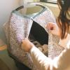 imageLittle Unicorn Breathable Car Seat Canopy  Magnetic Closure Cover ampamp Universal Fit  Protection ampamp Privacy for Baby Adobe CheckerPressed Petals