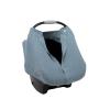 imageLittle Unicorn Breathable Car Seat Canopy  Magnetic Closure Cover ampamp Universal Fit  Protection ampamp Privacy for Baby Adobe CheckerSea