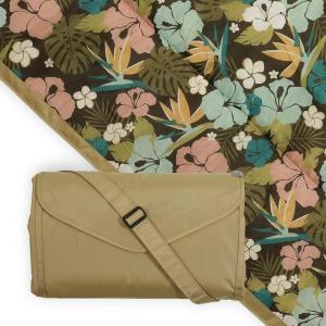 imageLittle Unicorn 5x7 Outdoor Family Picnic ampamp Beach Blanket  Durable ampamp WaterResistant Fabric  Compact Fold ampamp Easily Wipes Clean  Zipper Pocket Sun BakedHibiscus