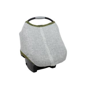 imageLittle Unicorn Breathable Car Seat Canopy  Magnetic Closure Cover ampamp Universal Fit  Protection ampamp Privacy for Baby Adobe Checkergreen seed