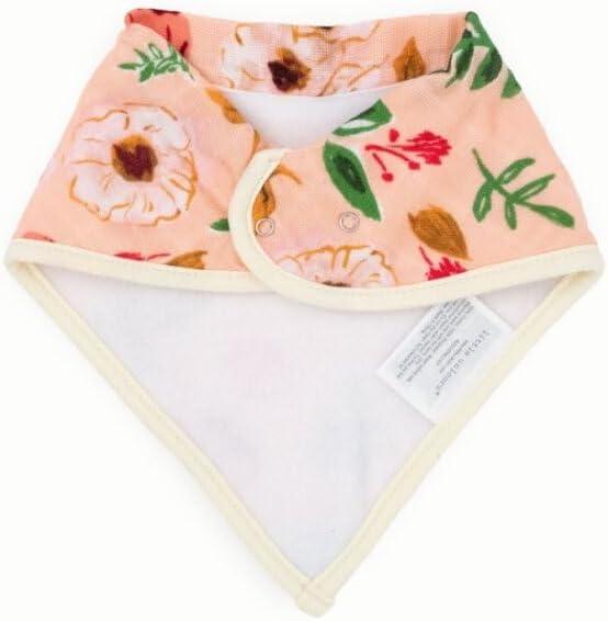 imageLittle Unicorn Cotton Muslin with Fleece Bandana BibVintage Floral