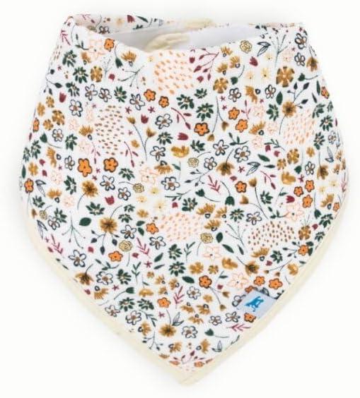 imageLittle Unicorn Cotton Muslin with Fleece Bandana BibVintage Floral