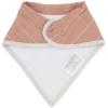 imageLittle Unicorn Cotton Muslin with Fleece Bandana BibMauve Stripe