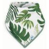 imageLittle Unicorn Cotton Muslin with Fleece Bandana BibTropical Leaf
