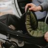 imageLittle Unicorn Infant Car Seat Footmuff  Weather Resistant Bunting Bag  Universal Fit for Baby Car Seat ampamp Travel System  Open Back Design  NonSlip Backing  Easy Magnetic Closures  Machine WashDark Green