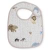imageLittle Unicorn Premium Classic Bib 3 pack  Adjustable as baby grows  Soft fabric on skin  Great for first time eaters Forest Friends 2Party Animals